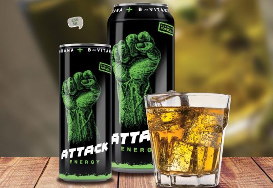 Attack energy drink